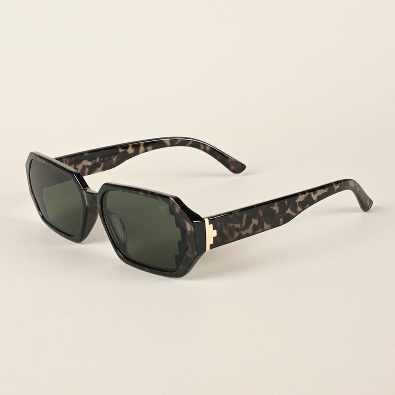 Rectangle Green Sunglasses (LH069MG4507)