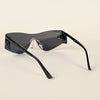 Black Wrap Around Sunglasses - MG4522