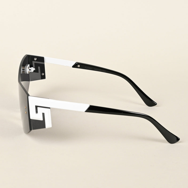 Black Wrap Around Sunglasses - MG4523