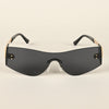 Black Wrap Around Sunglasses - MG4519