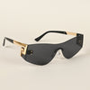 Black Wrap Around Sunglasses - MG4519