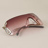 Wrap Around Brown & Pink Sunglasses - MG4514