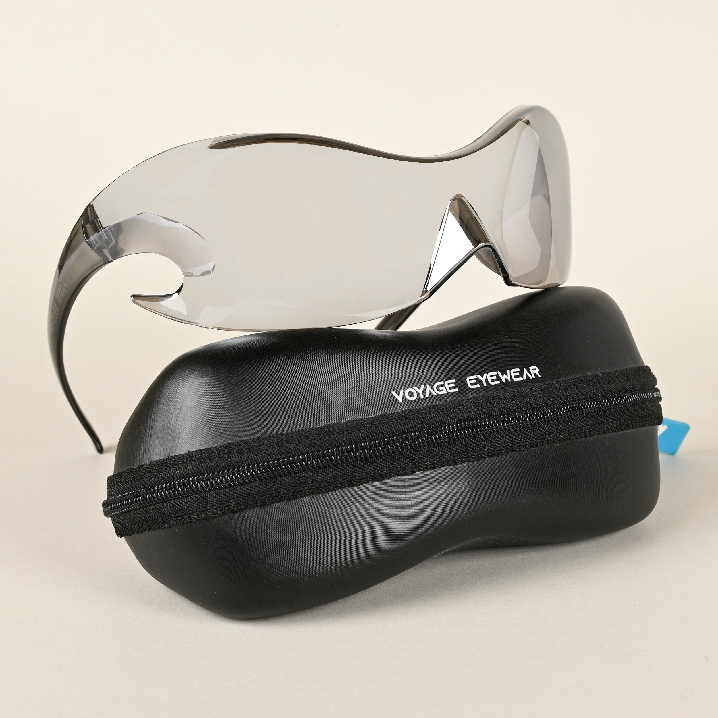 Voyage Grey Wrap Around Sunglasses for Men & Women - MG4525