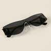 Black Wrap Around Sunglasses - MG4519