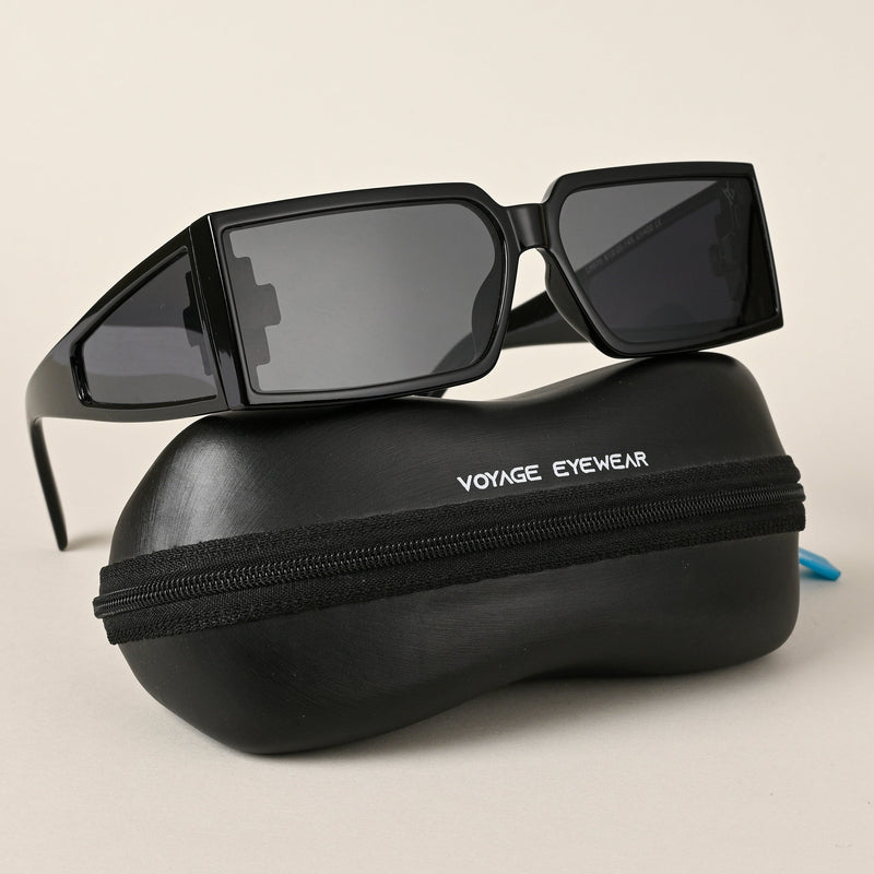 Black Rectangle Sunglasses - MG4509