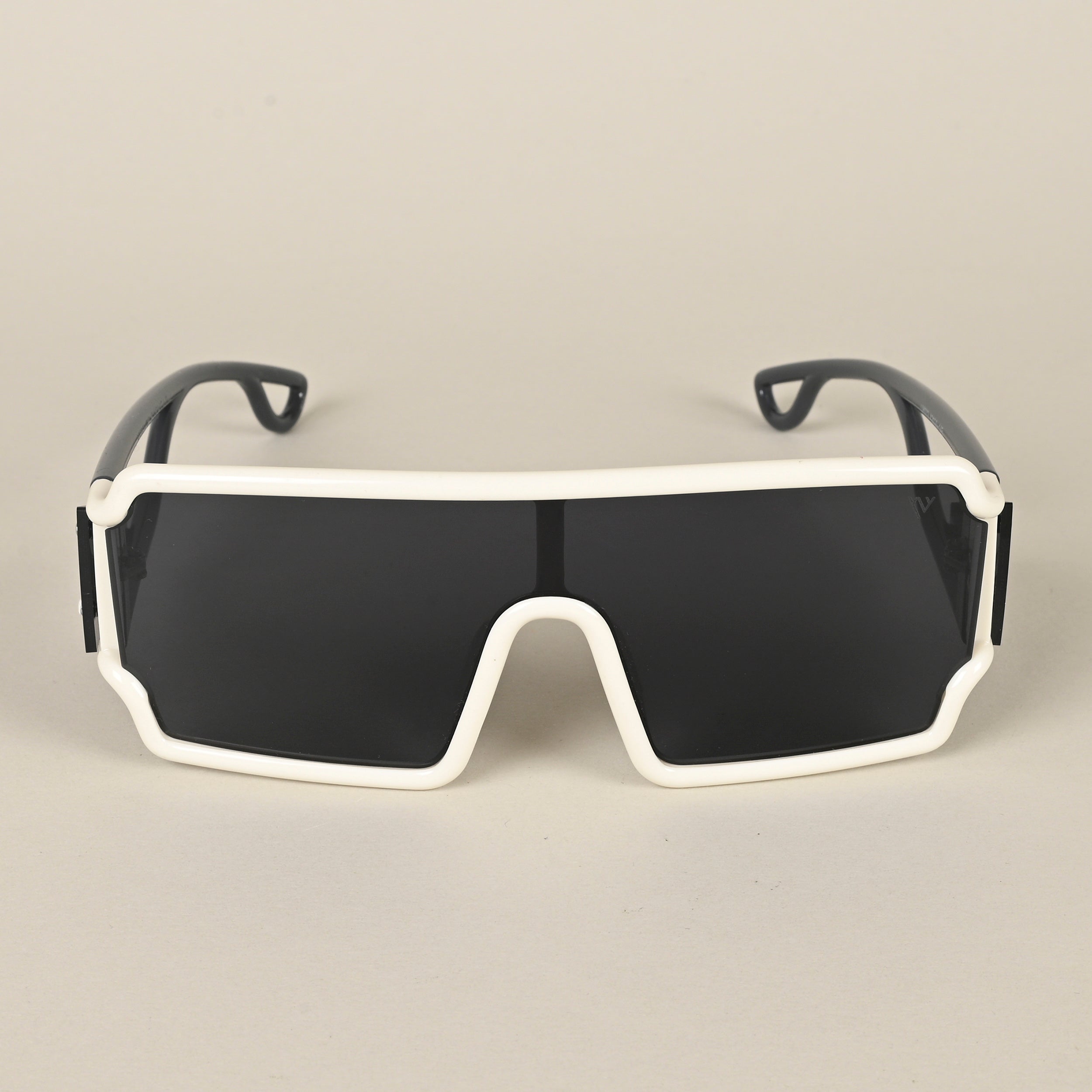 Voyage White Wayfarer Sunglasses for Men & Women (LH073MG4565)