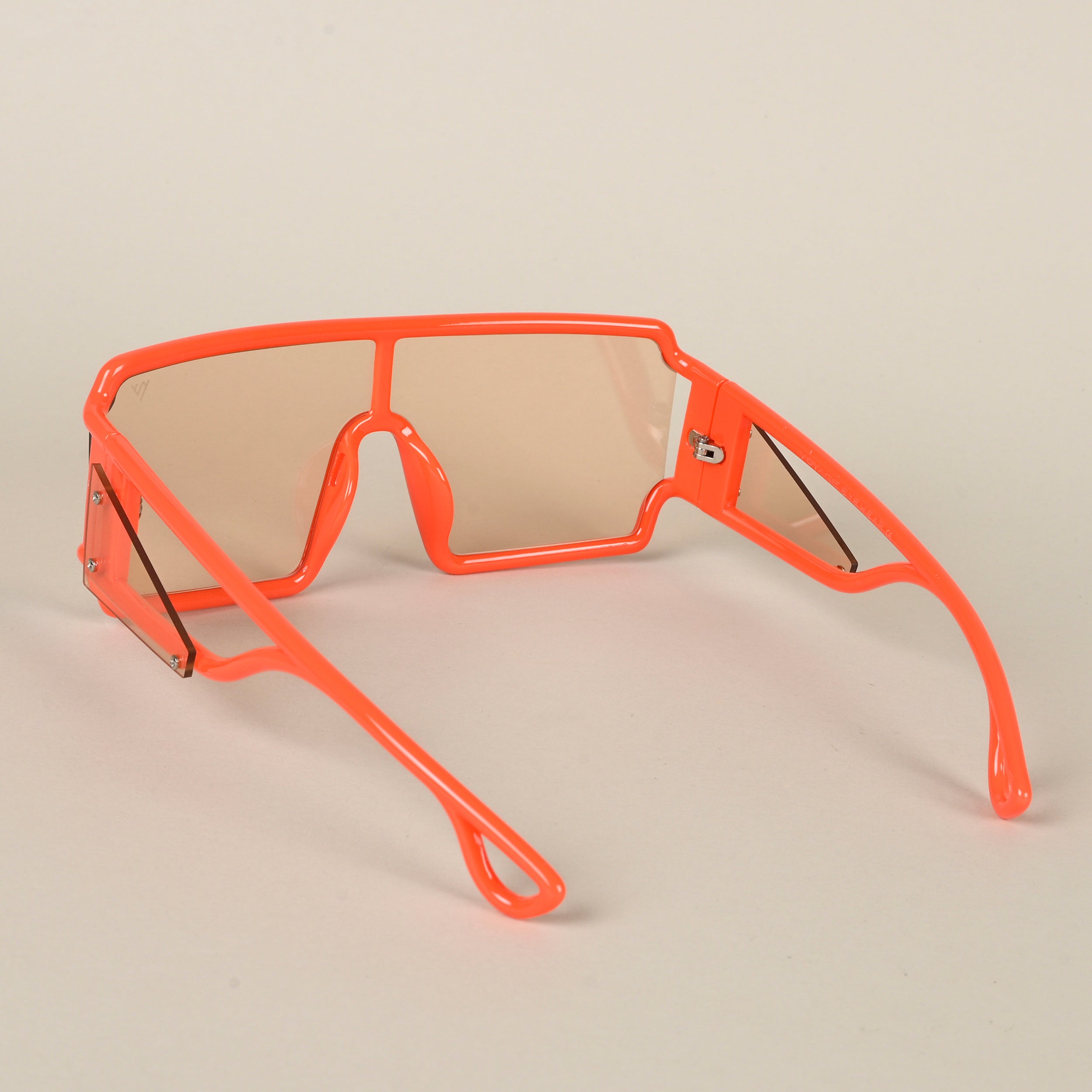 Voyage Orange Wayfarer Sunglasses for Men & Women - MG4563