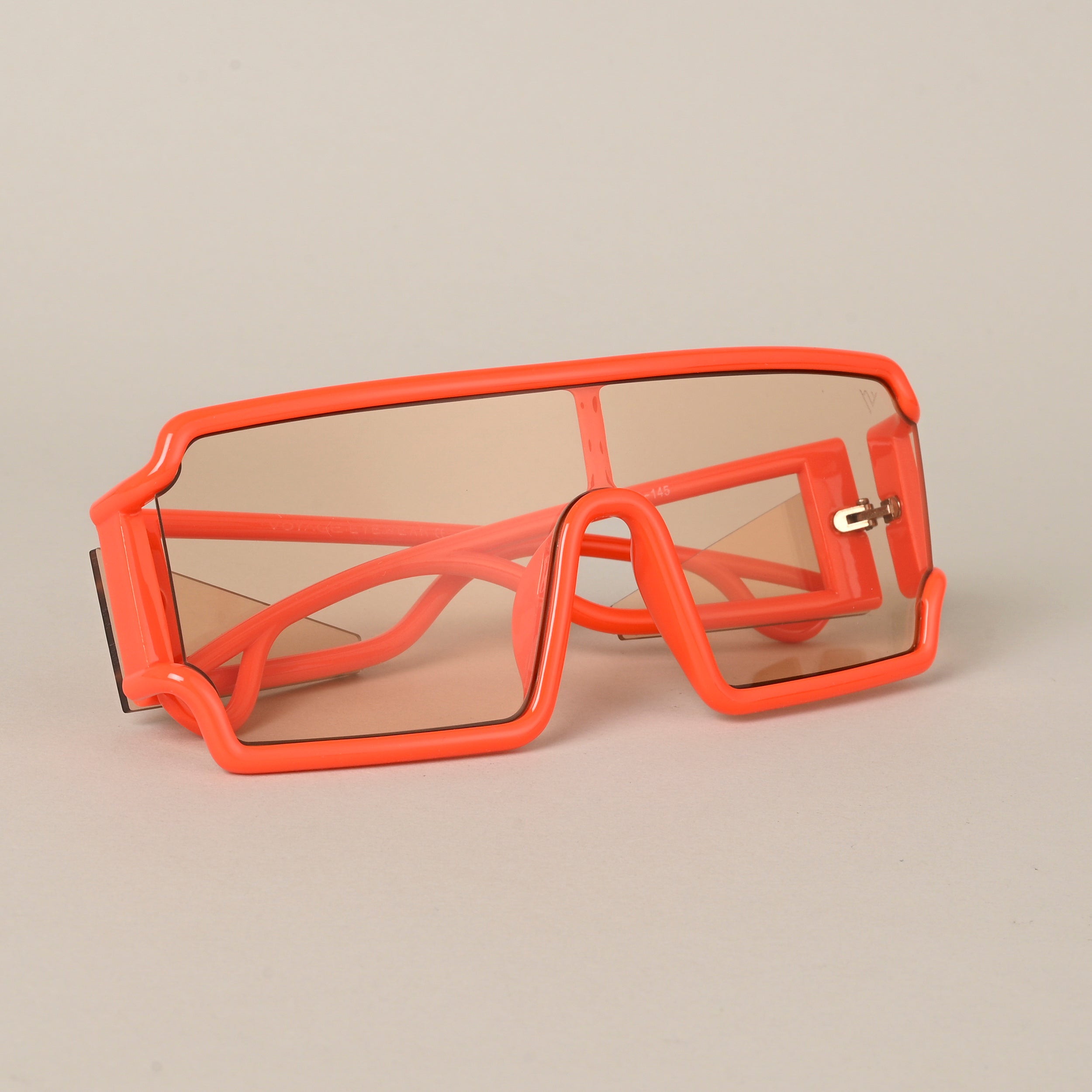 Voyage Orange Wayfarer Sunglasses for Men & Women - MG4563