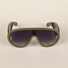Wayfarer Sunglasses (Grey & Clear Lens | Green Frame - MG4976)