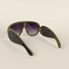 Wayfarer Sunglasses (Grey & Clear Lens | Green Frame - MG4976)
