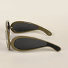Wayfarer Sunglasses (Grey & Clear Lens | Green Frame - MG4976)
