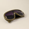 Wayfarer Sunglasses (Grey & Clear Lens | Green Frame - MG4976)