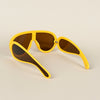 Wayfarer Sunglasses (Brown Lens | Yellow Frame - MG4977)