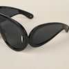 Wayfarer Sunglasses (Black Lens | Black Frame - MG4975)