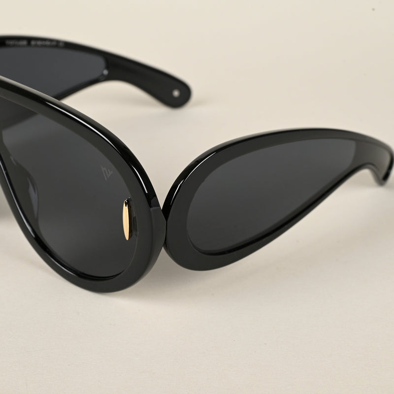 Wayfarer Sunglasses (Black Lens | Black Frame - MG4975)