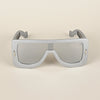 Wayfarer Sunglasses (Grey Lens | Silver Frame - MG4972)