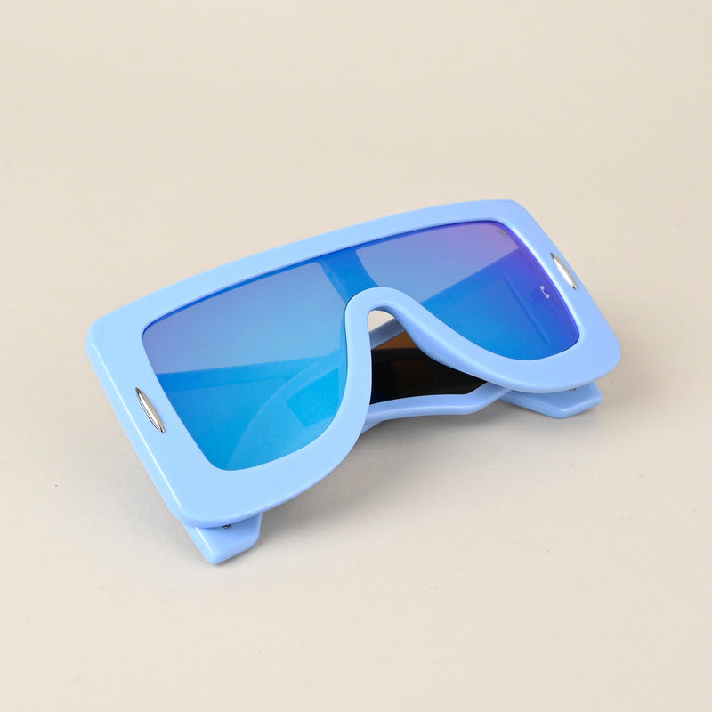 Wayfarer Sunglasses (Sky Blue Lens | Sky Blue Frame - MG4974)
