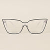 Voyage Black & Clear Cateye Eyeglasses for Women - MG4023