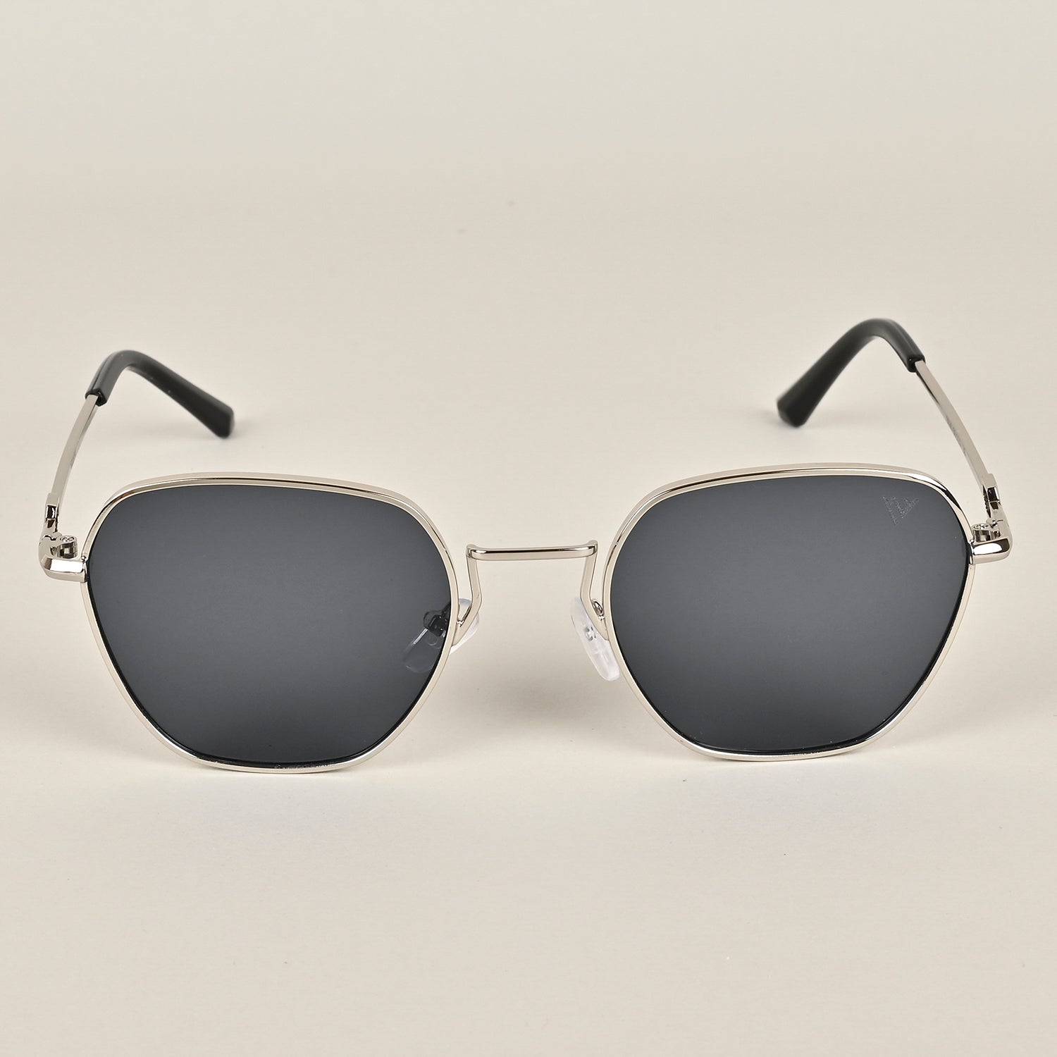 Voyage Silver-Black Retro Square Sunglasses MG2778