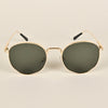 Voyage Round Green Sunglasses MG3048