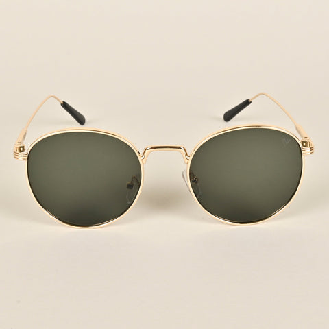 Sonic | Round Green Sunglasses MG3048