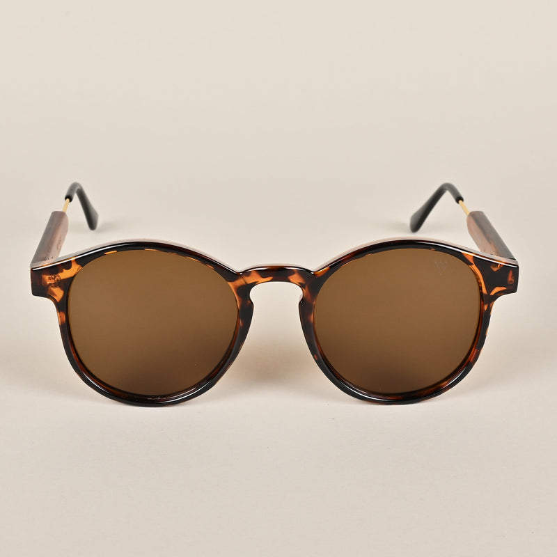 Voyage Demi Brown Round Sunglasses (3185MG3880)