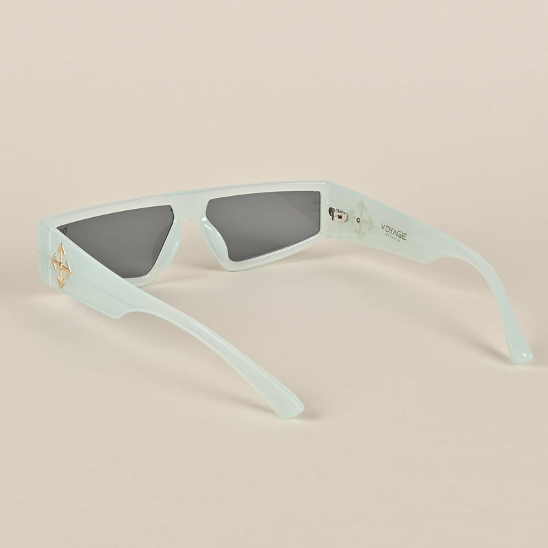 Crasher | Light Green Rectangle Sunglasses (2337MG3875)