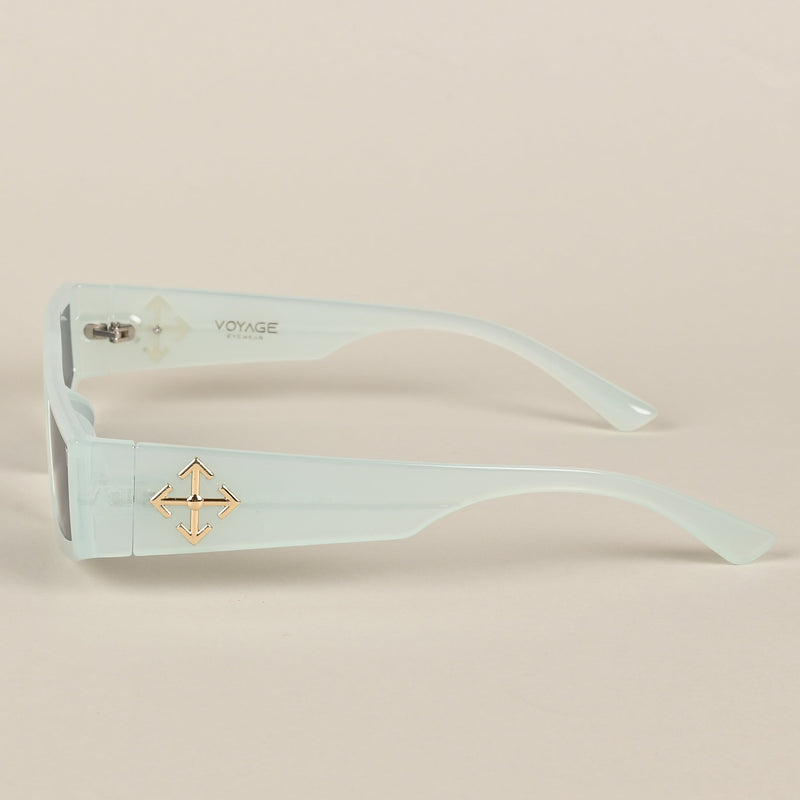 Crasher | Light Green Rectangle Sunglasses (2337MG3875)