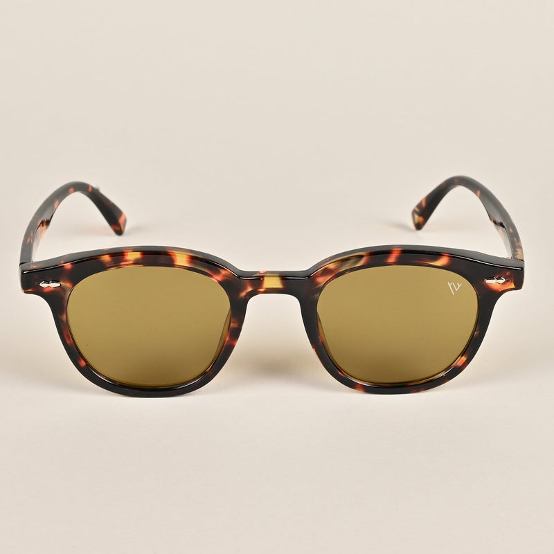 Voyage Brown Round Sunglasses (86374MG3906)