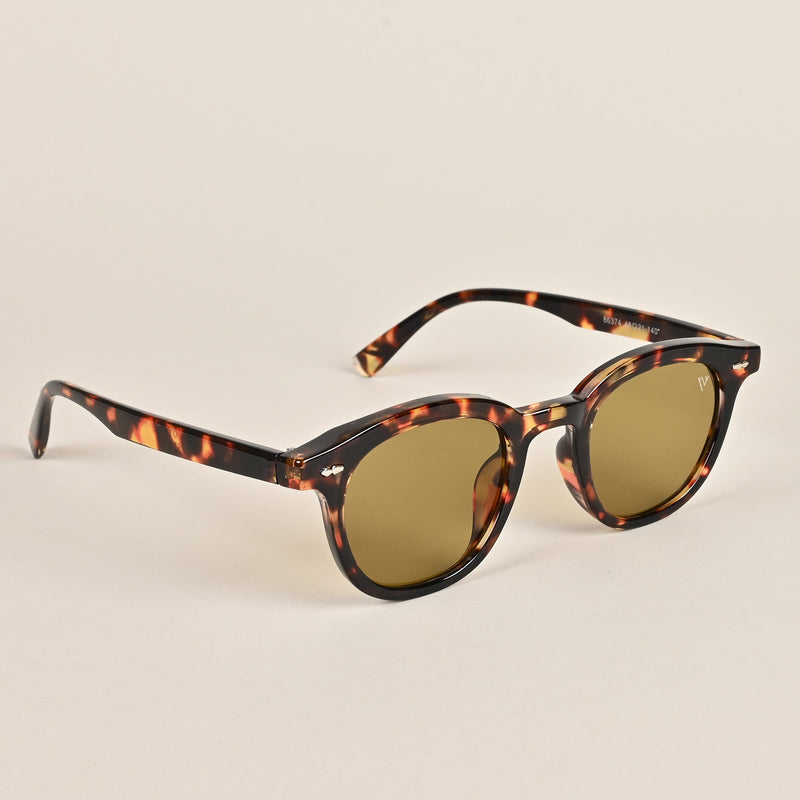 Round Brown Sunglasses - MG3906