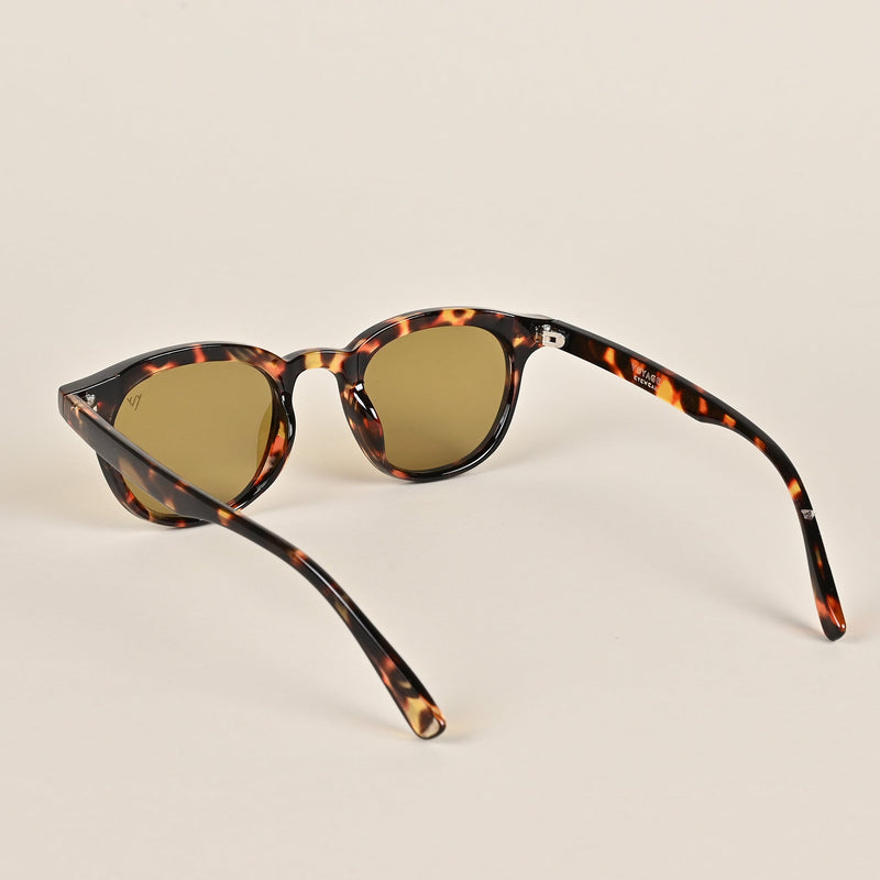 Round Brown Sunglasses - MG3906