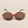Voyage Brown Over Size Sunglasses (86585MG3910)