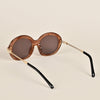 Over Size Brown Sunglasses - MG3910