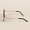 Over Size Brown Sunglasses - MG3910