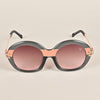 Voyage Light Brown & Pink Over Size Sunglasses (86585MG3912)