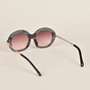 Light Brown & Pink Over Size Sunglasses - MG3912