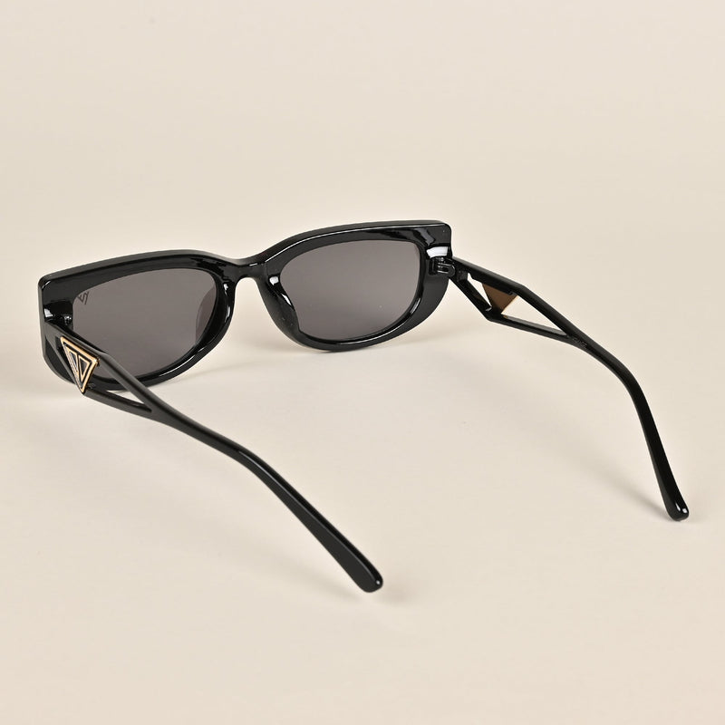 Black Oval Sunglasses - MG3897