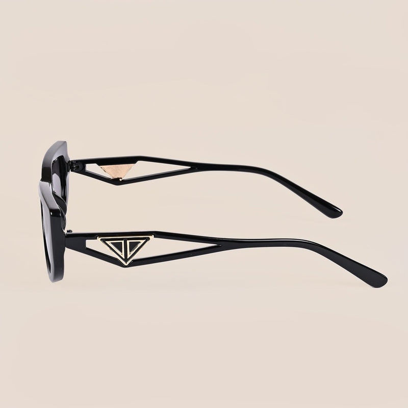 Black Oval Sunglasses - MG3897