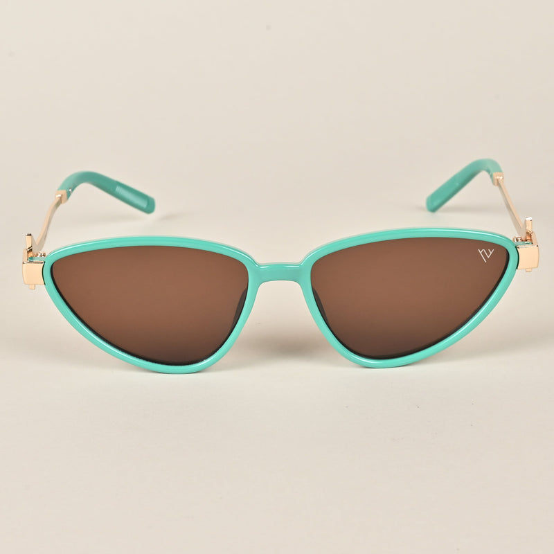 Voyage Brown Cateye Sunglasses for Women (LH066MG3986)