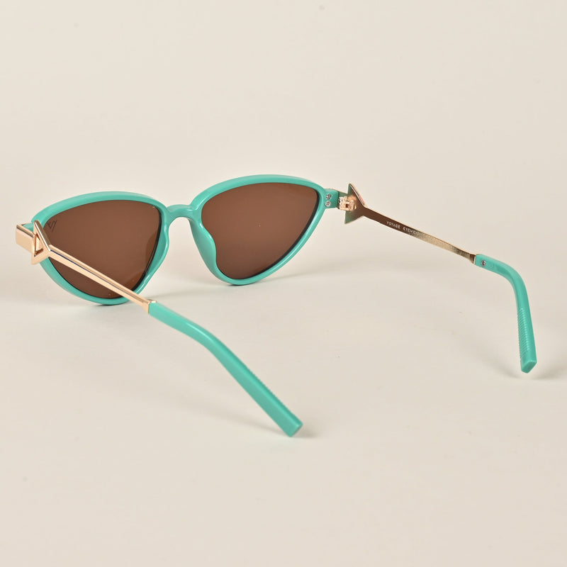 Cateye Brown Sunglasses - MG3986