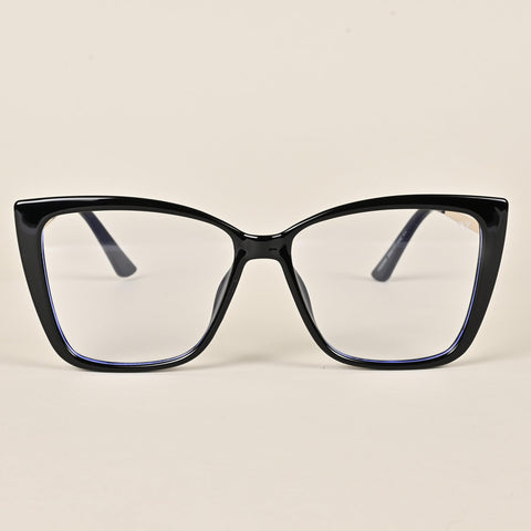 Voyage Black Cateye Eyeglasses for Women - MG4011