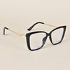 Voyage Black Cateye Eyeglasses for Women - MG4011