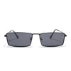 Kaizen | Black Rectangle Polarized Sunglasses | Black Frame - PMG7926