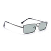 Kaizen | Grey Rectangle Polarized Sunglasses | Grey Frame - PMG7927