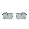 Kaizen | Grey Rectangle Polarized Sunglasses | Grey Frame - PMG7927