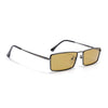 Kaizen | Olive Rectangle Polarized Sunglasses | Grey Frame - PMG7928