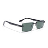 Vortex | Jade Green Rimless Sunglasses | Black Frame - MG7991