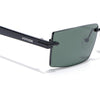 Vortex | Jade Green Rimless Sunglasses | Black Frame - MG7991
