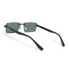 Vortex | Jade Green Rimless Sunglasses | Black Frame - MG7991