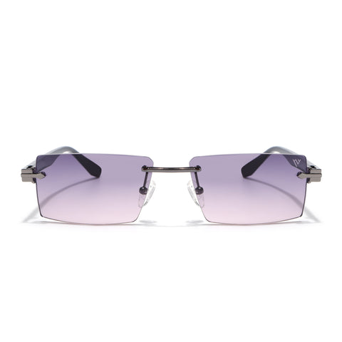 Vortex | Purple Rimless Sunglasses | Grey Frame - MG7992